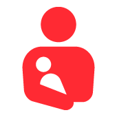 育児休業取得率アイコン